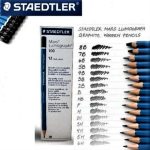 Skisseblyant, 12 stk sett