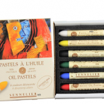 Sennelier oljepastell, 6-stk