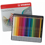 Stabilo pastellsett, 24-stk