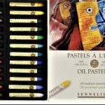 Sennelier oljepastell, 24-stk