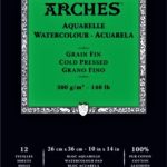 Arches akvarellblokk, 300 gram, not, 26 x 36