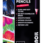 Posca fargeblyanter, 6 stk sett