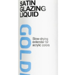 Golden satin glazing medium