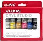 Lukas Cryl studio sett, 6x20 ml