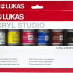Lukas Cryl studio sett, 6x75 ml